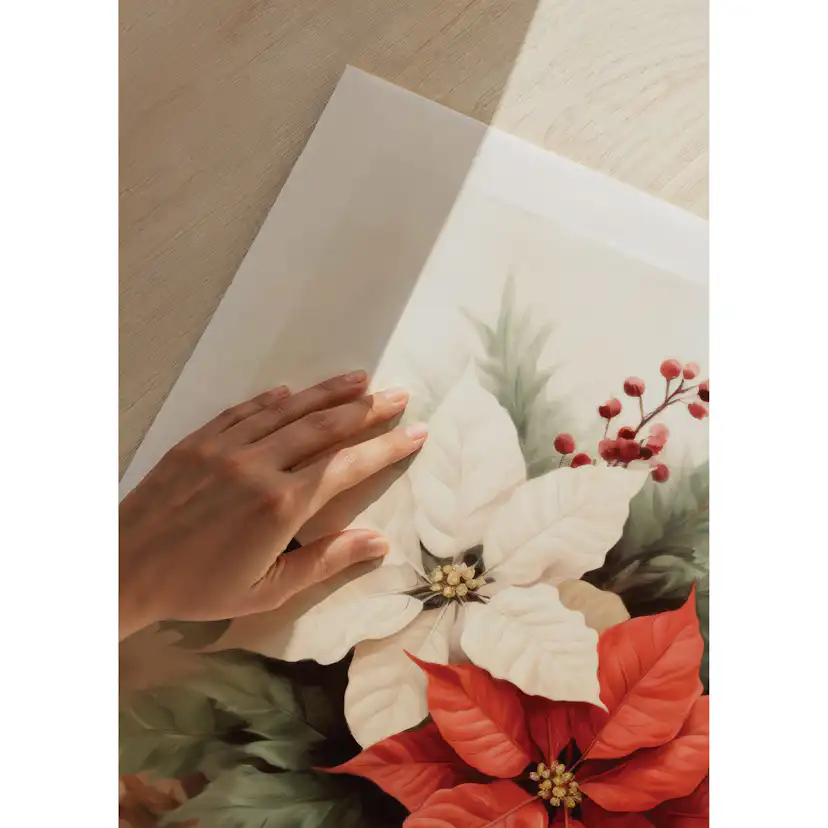 Poster Gallerix Poinsettia Flowers