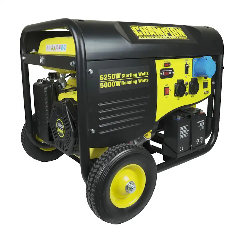 Elverk Champion Generators CPG6500E2 5,5kW 1-fas bensin med fjärrstart