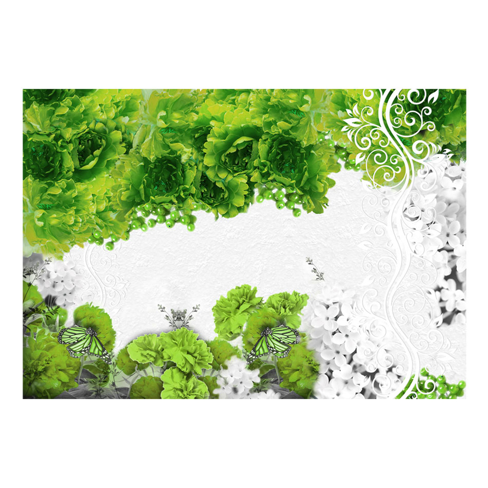 Colors of spring: green 350x245 Storlek: 350x245 cm