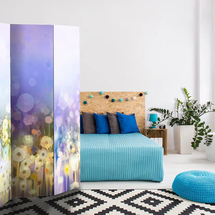 Rumsavdelare Skärmvägg Arkiio Painted Meadow 135x172 cm