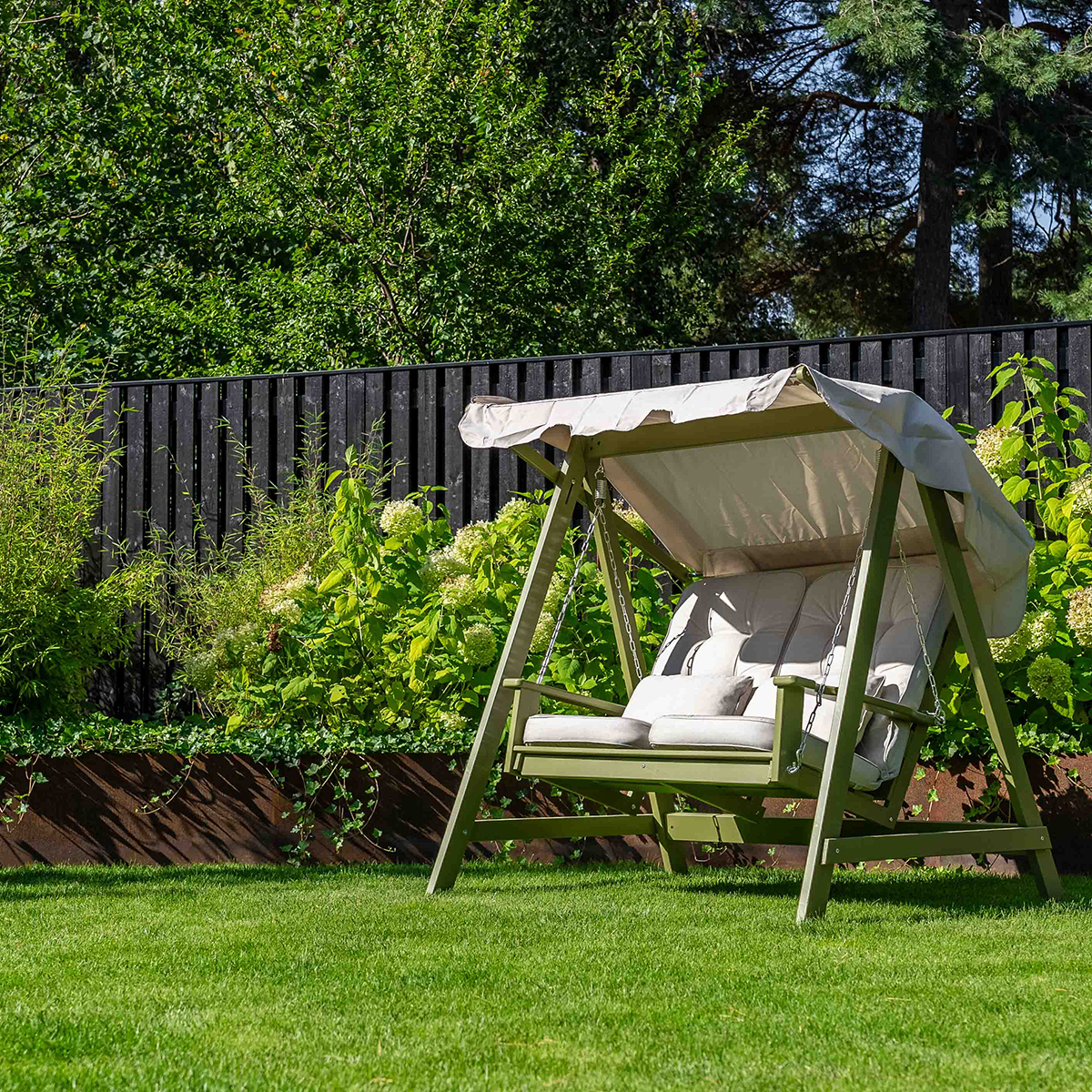 Hammock Eden Wood Mellby 2-sits Utomhus
