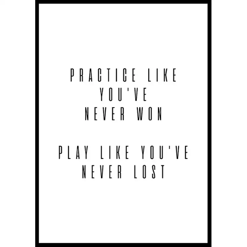 Poster Gallerix Practice And Play