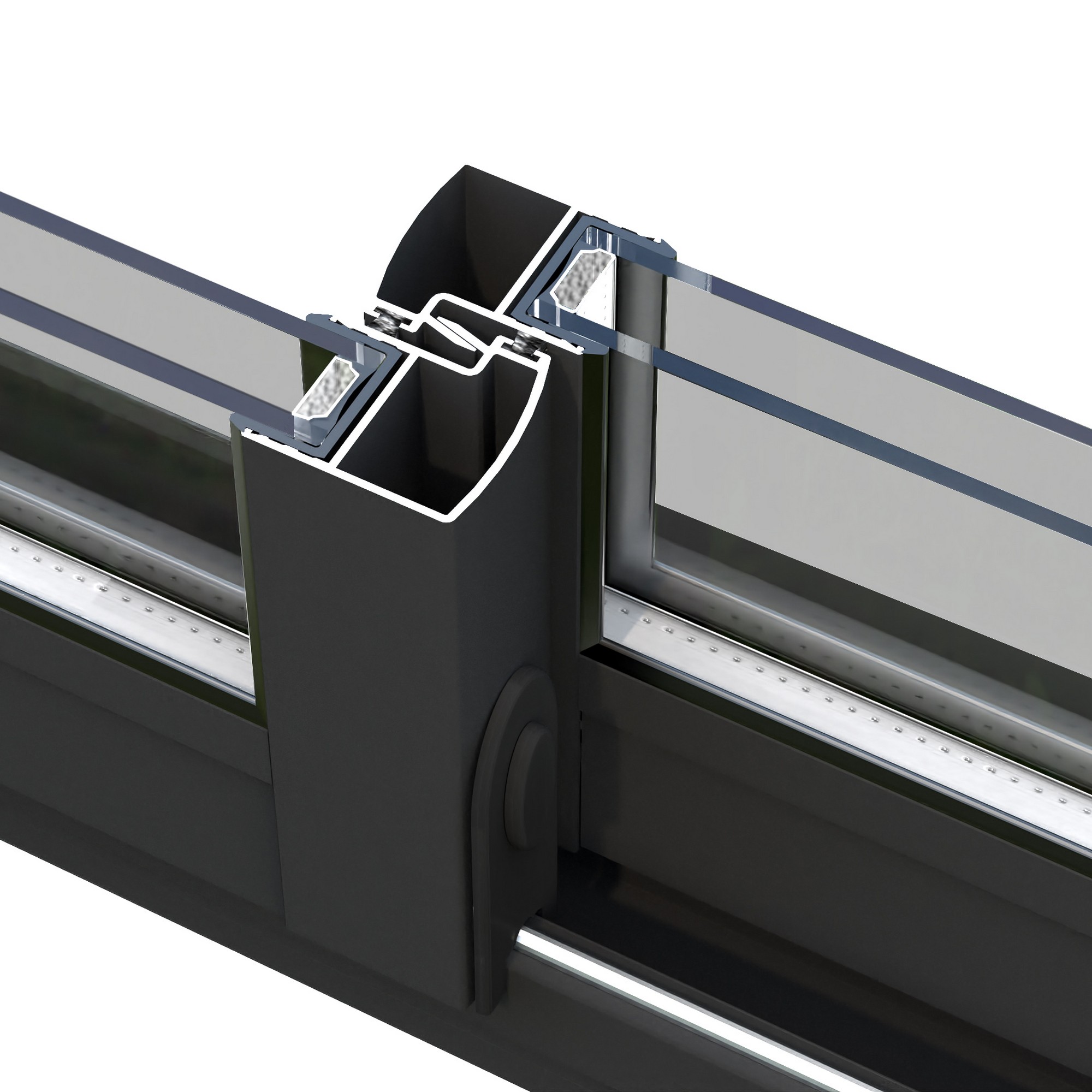 Ines 11,1 m2 Slide Plus PNT7042A2 Ljusgrå/Antracit