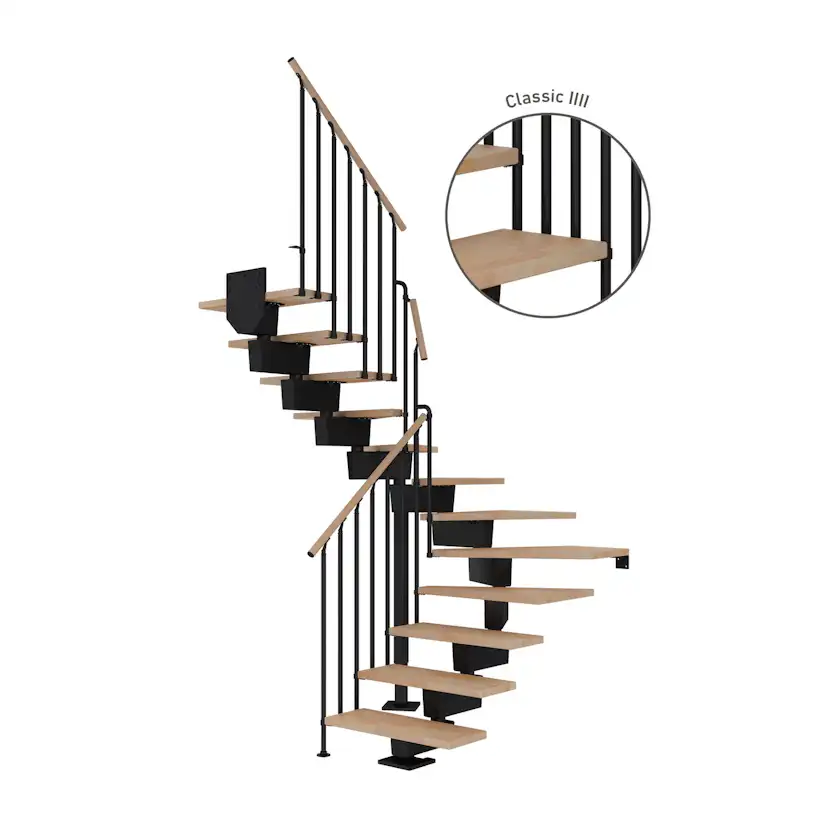 Vinkeltrappa Dolle Dubai Bok Oljad 1/2 Classic IIII