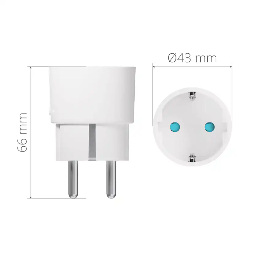 Smart plug On/Off, 16A, Mesh, BT Vit
