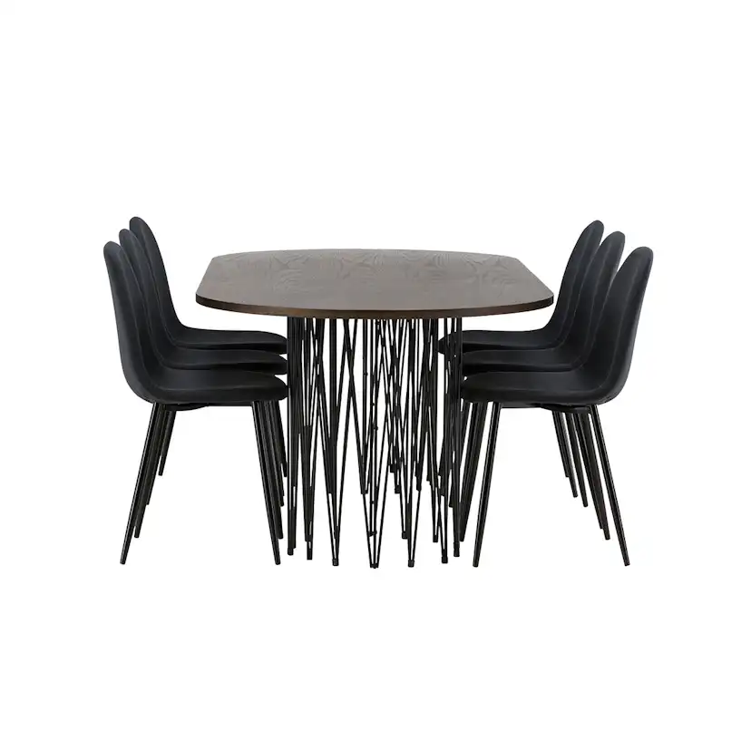 Matgrupp furniture/fashion Stone med 6 Polar Stolar