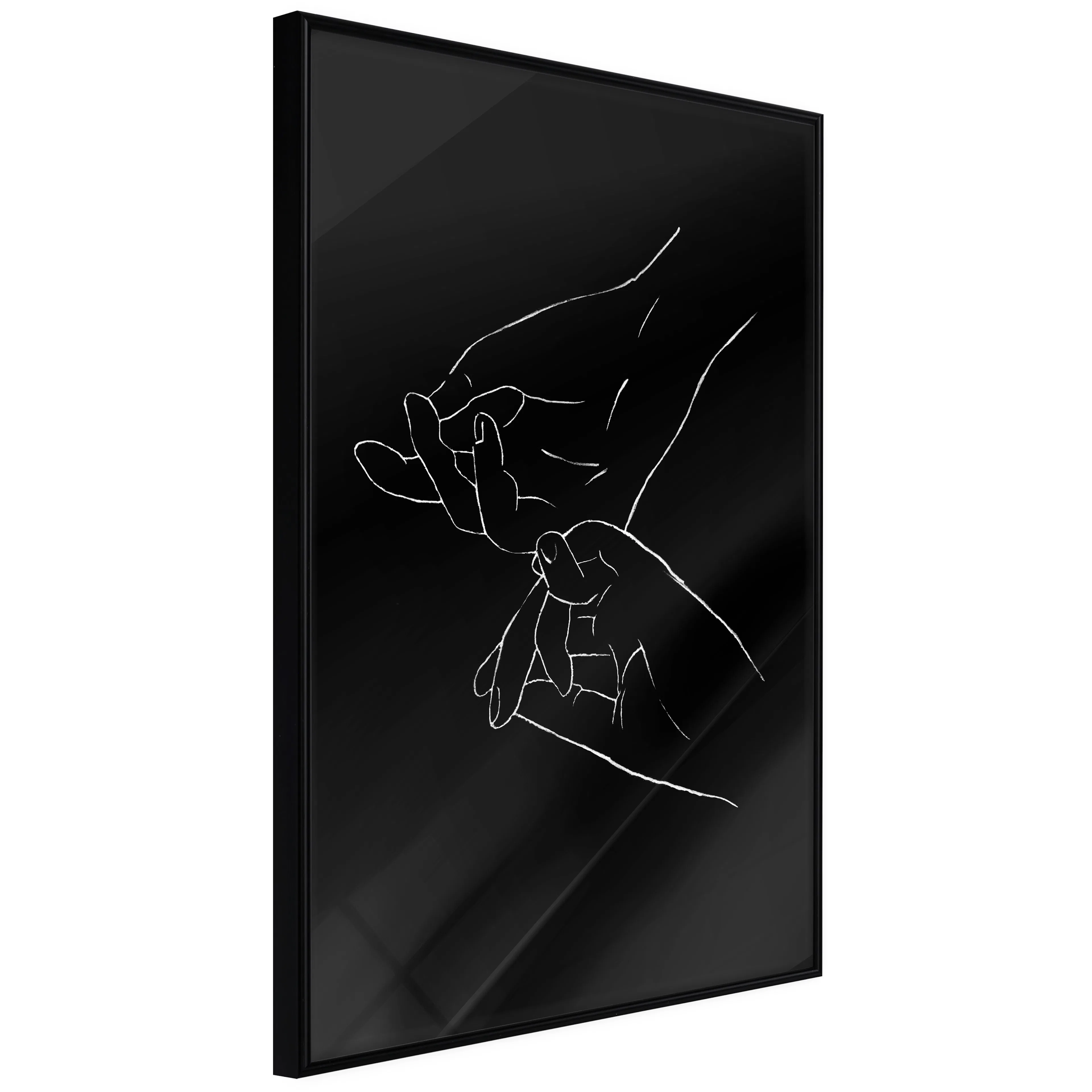 Affisch - Gesture [Poster] 40x60 Svart ram, 40x60 cm