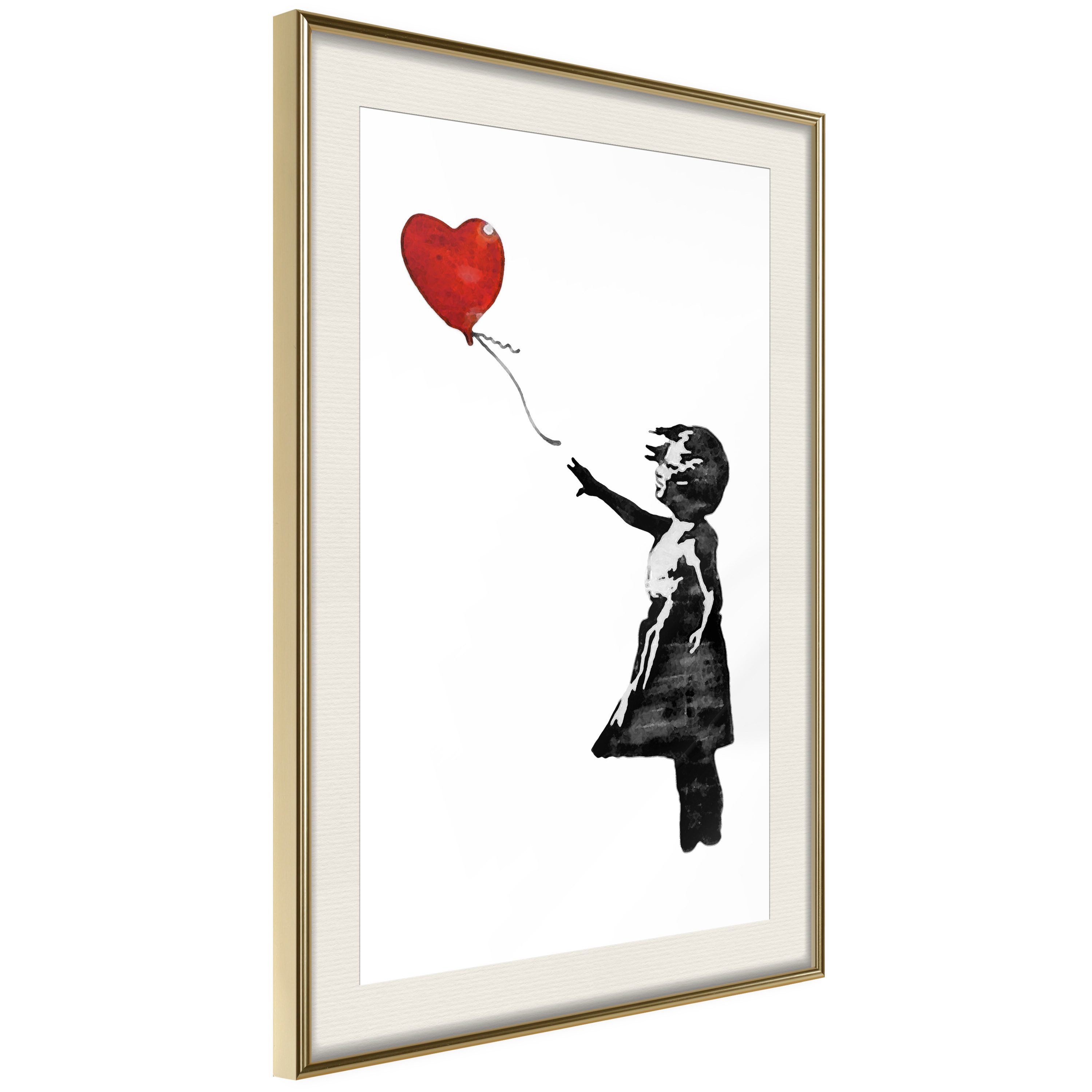 Poster Artgeist Affisch Banksy Girl with Balloon