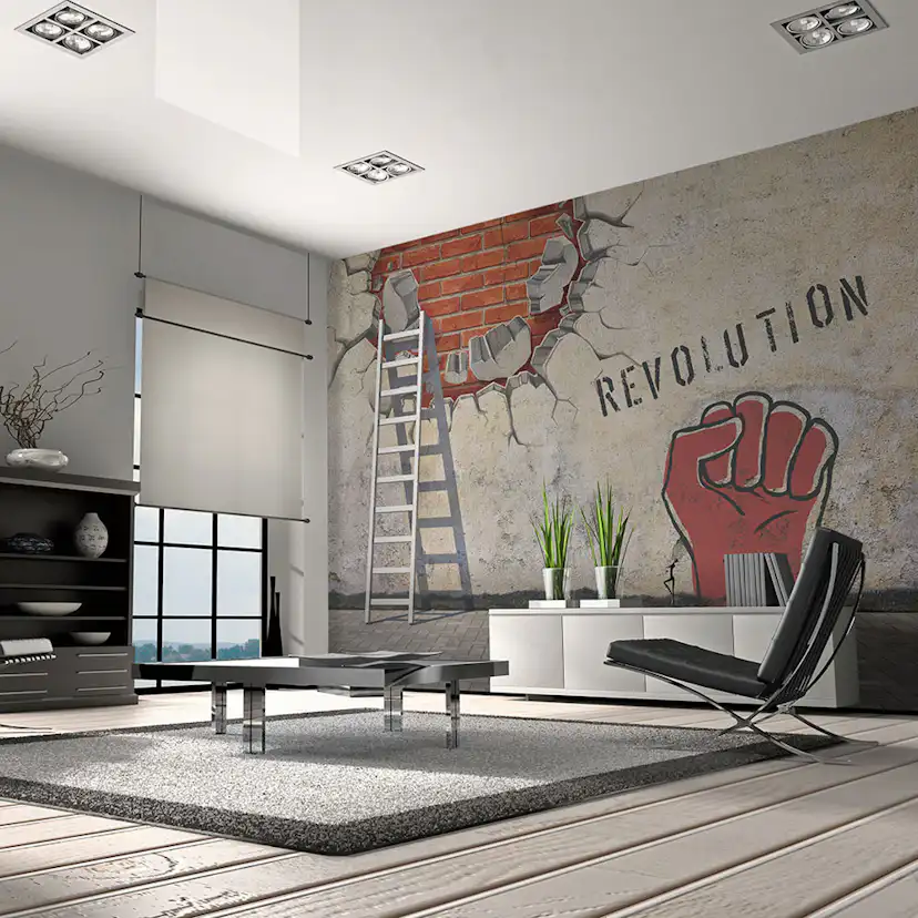 Fototapet Arkiio The Invisible Hand Of The Revolution