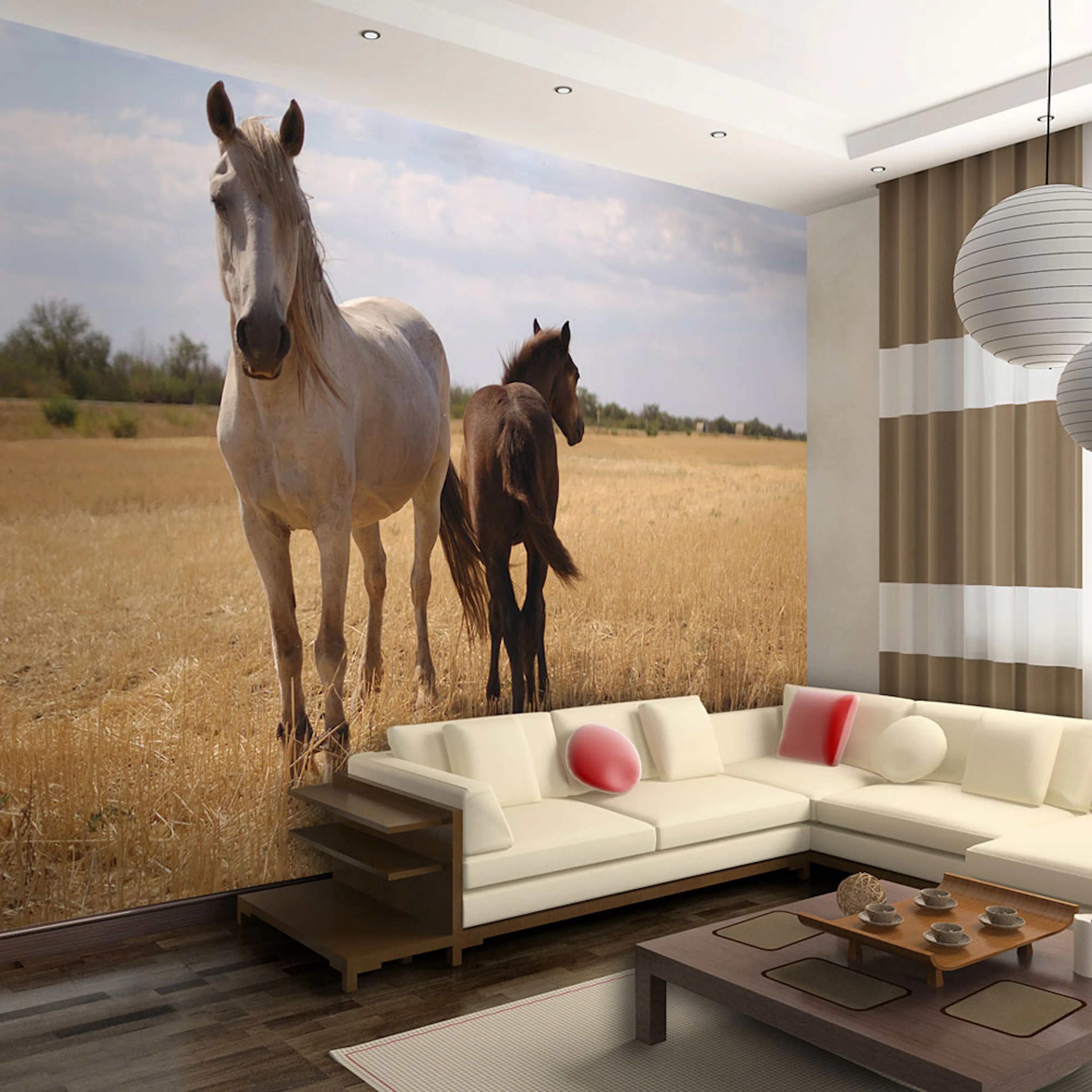 Fototapet Arkiio Horse And Foal