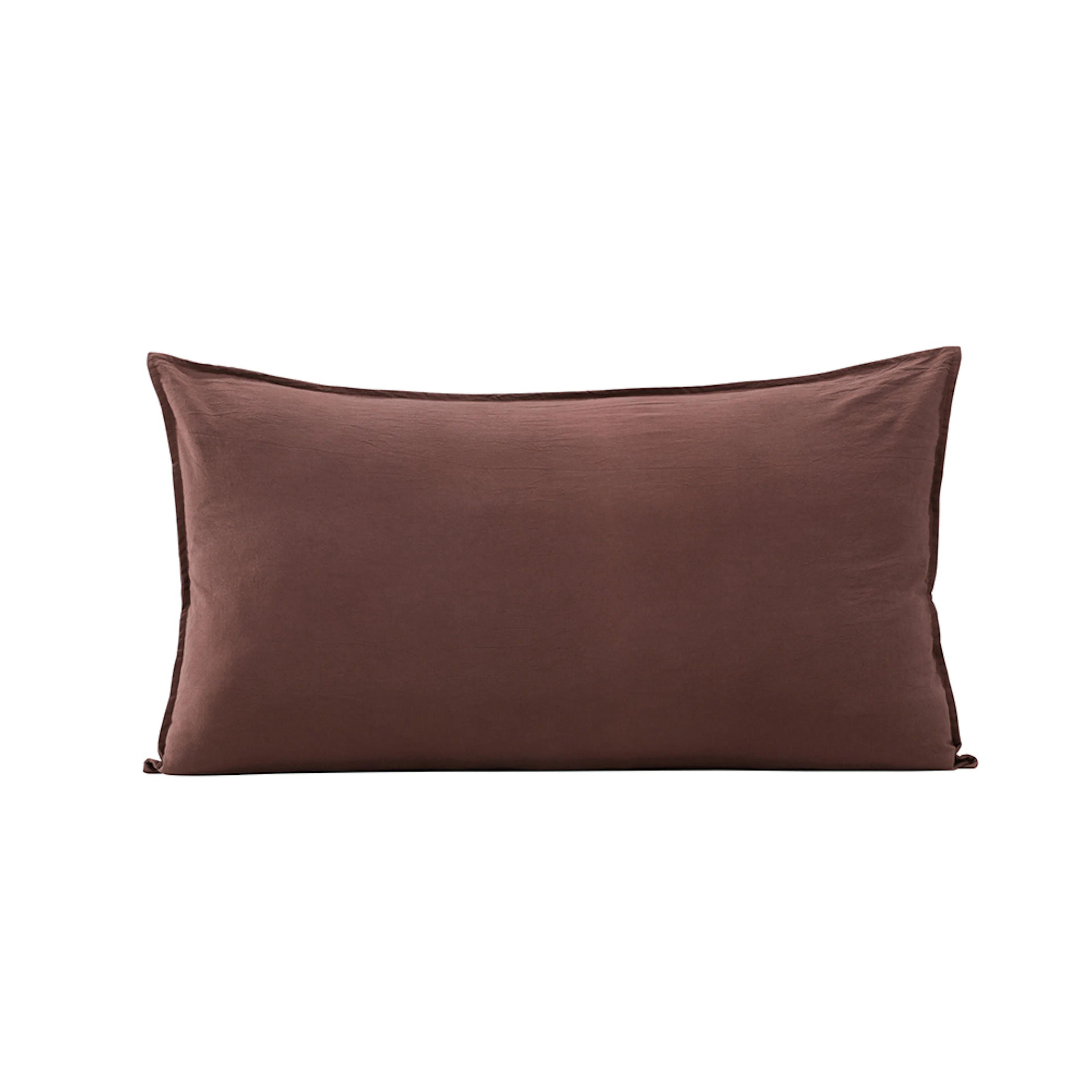 Ronja Cushion Cover Washed Cotton - Brown / Brun