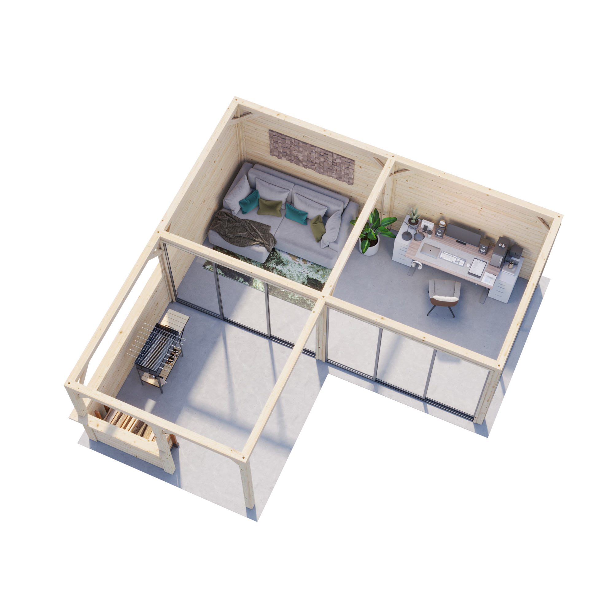 Uterum Palmako Lenna 24,9 m2 Set 423 Slide