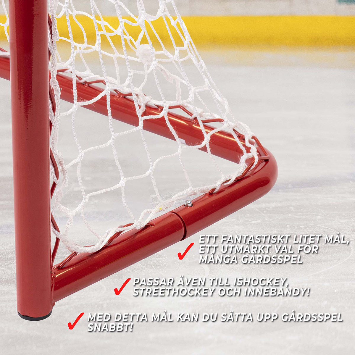 Utemål ProSport Junior Innebandyutrustning 2-pack Röd
