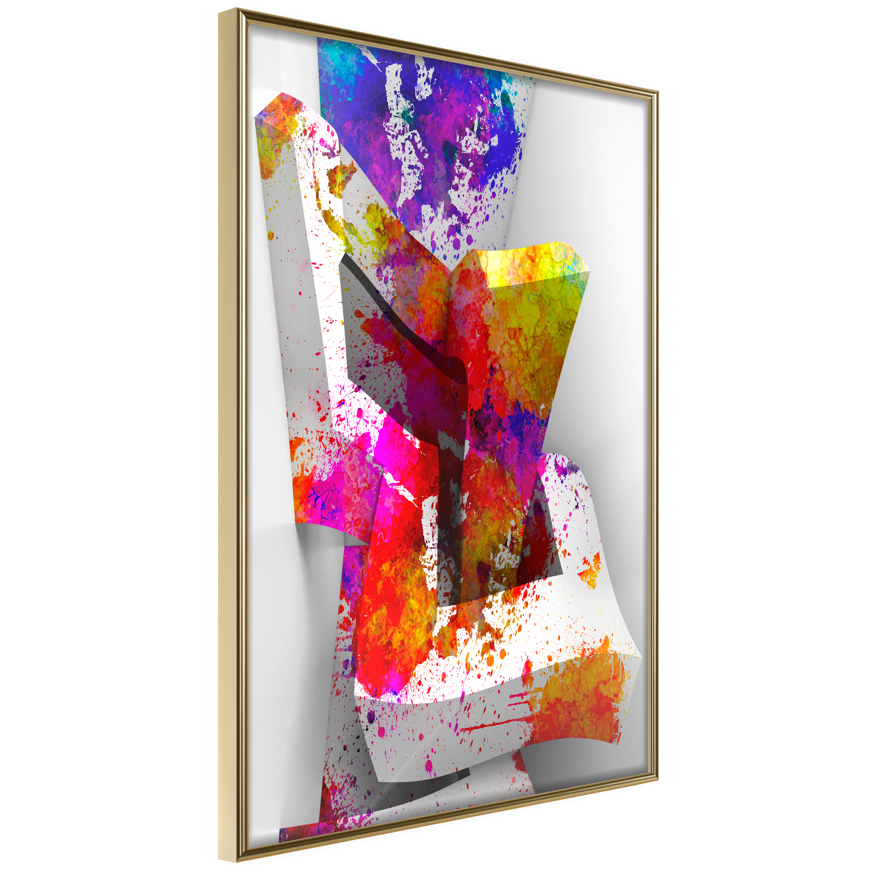 Poster Artgeist Affisch Three-dimensional Shapes