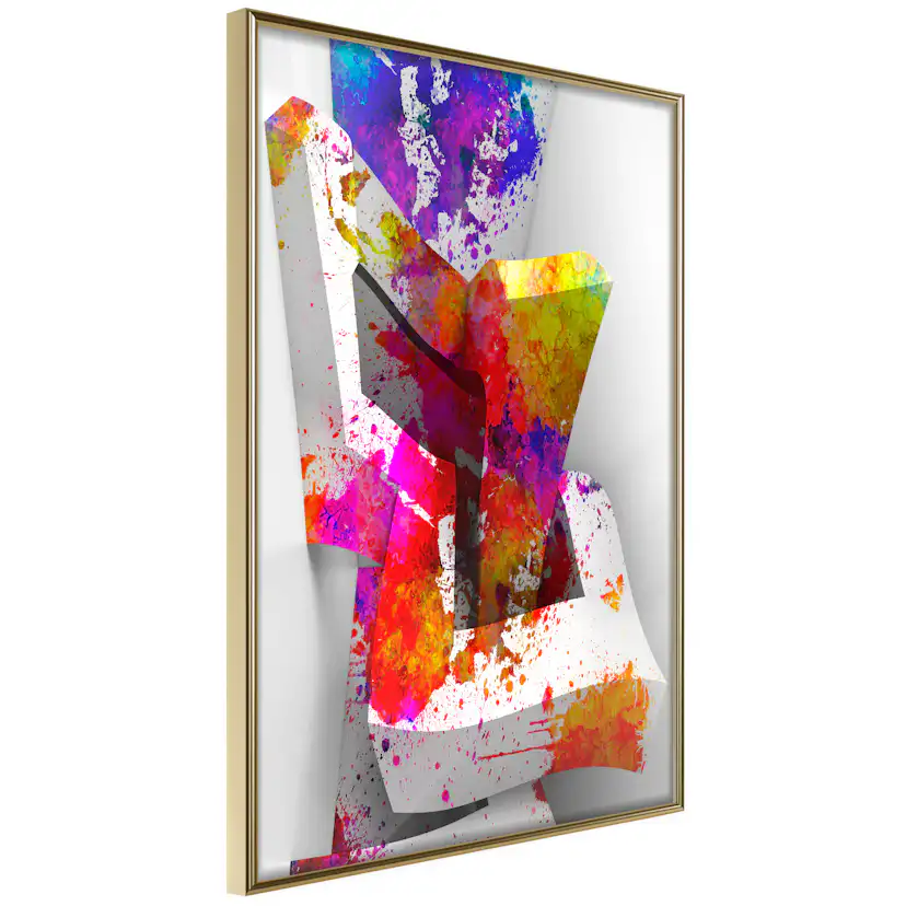 Poster Artgeist Affisch Three-dimensional Shapes