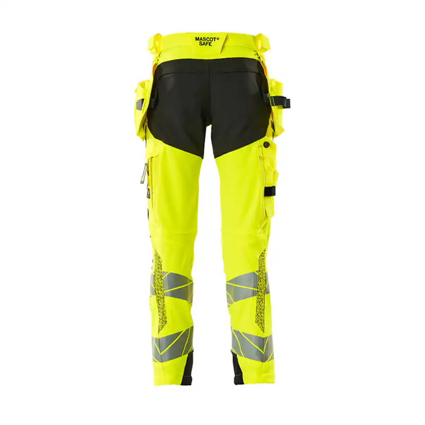 Mascot ACCELERATE SAFE Byxor med hängfickor 19031-711-1709 Storlek: 76C48, Färg: Hi-vis Gul/svart