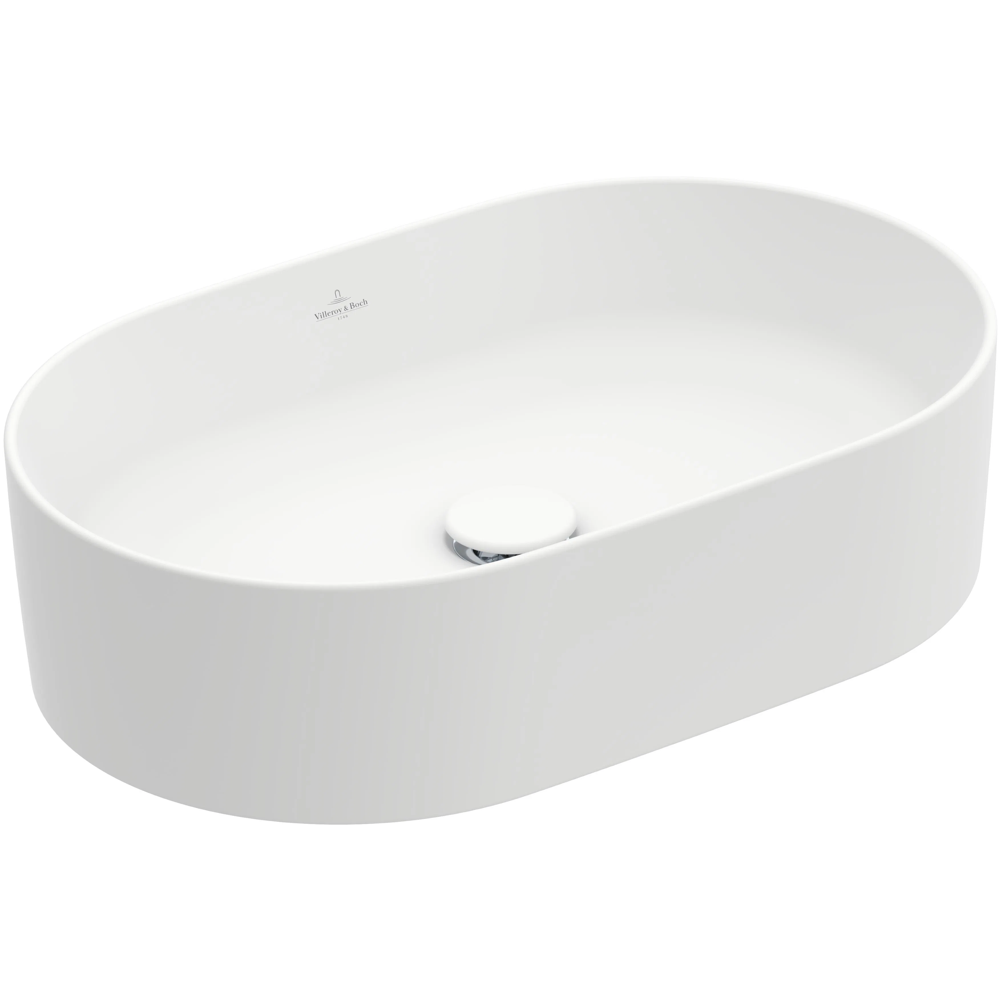 Fristående Tvättställ Villeroy & Boch Collaro Ovalt