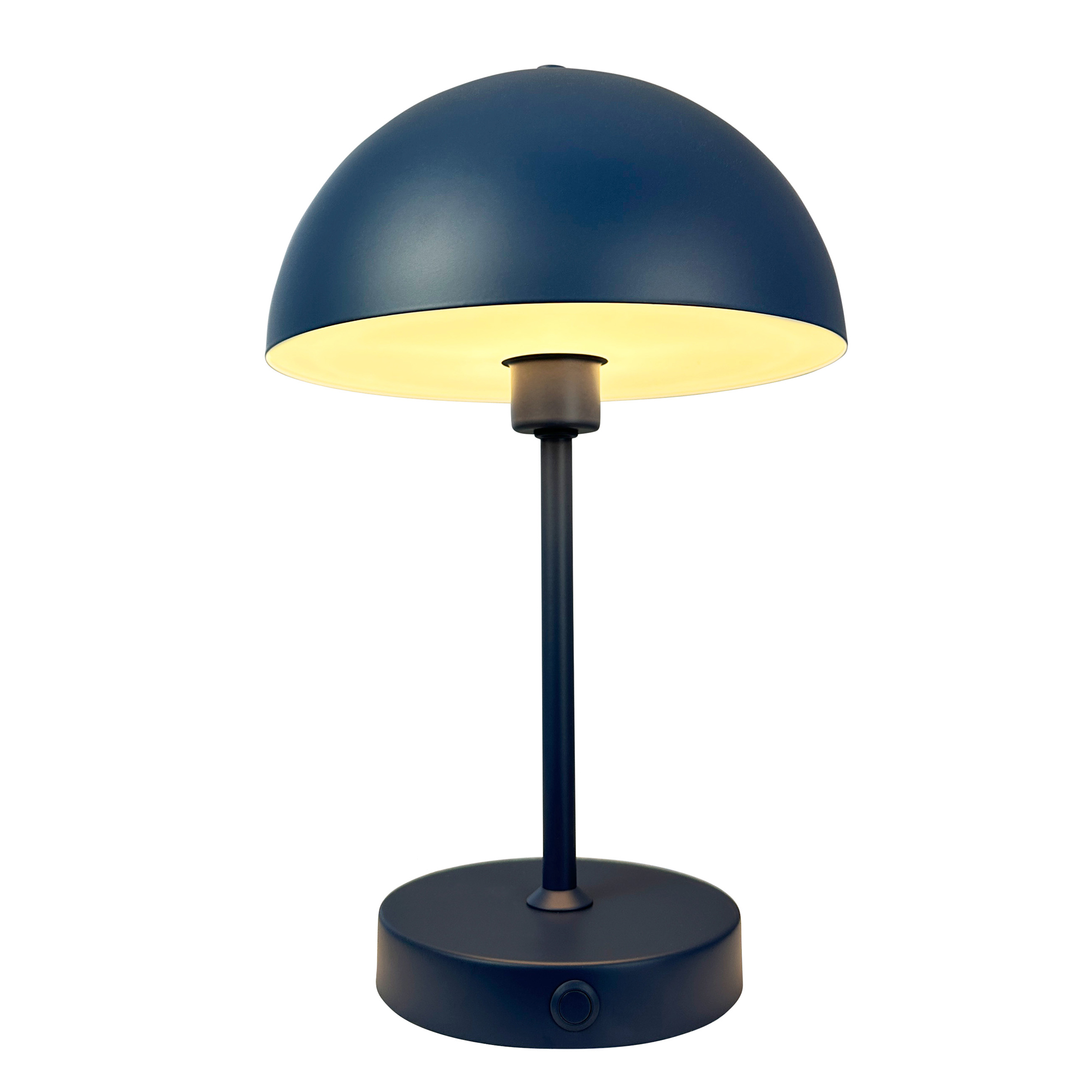 Portabel Bordslampa Dyberg Larsen Stockholm LED Uppladdnings Blå