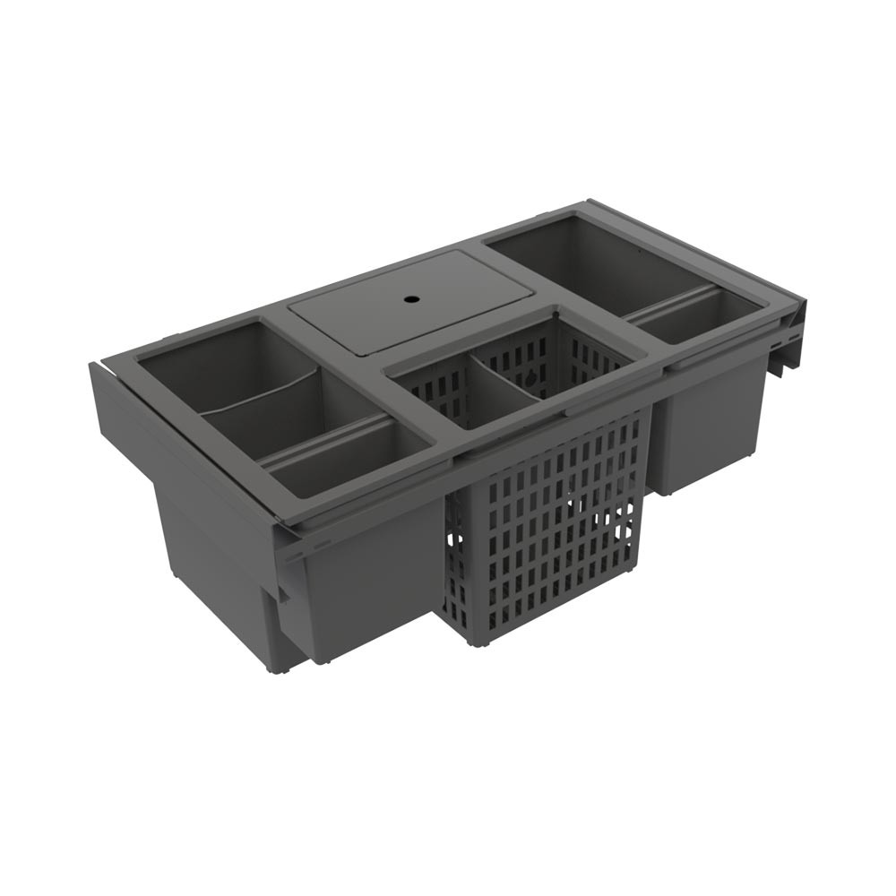 Källsorteringskärhållare Beslag Design Hide 800 Hero