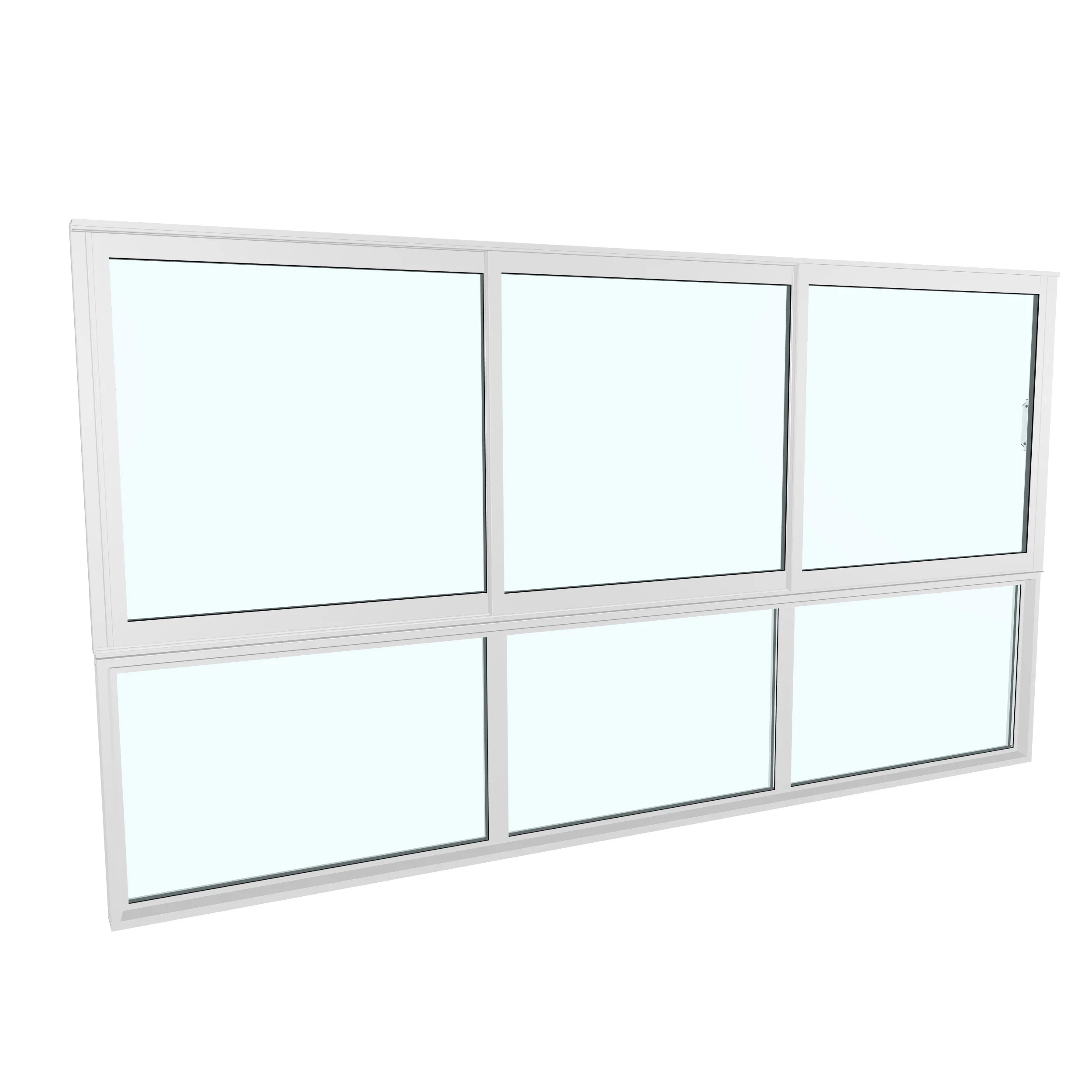 Skjutfönster med fast underdel Landskap Robust Vår och Höst 3-del