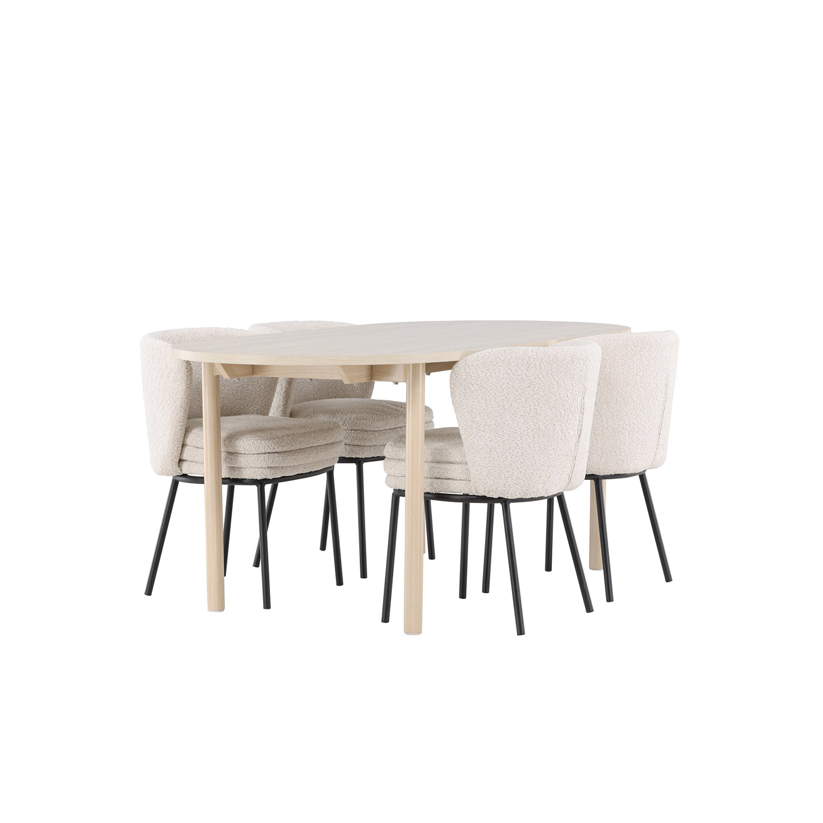 Matgrupp Venture Home Andy 180 med 4 st Agnes Stolar