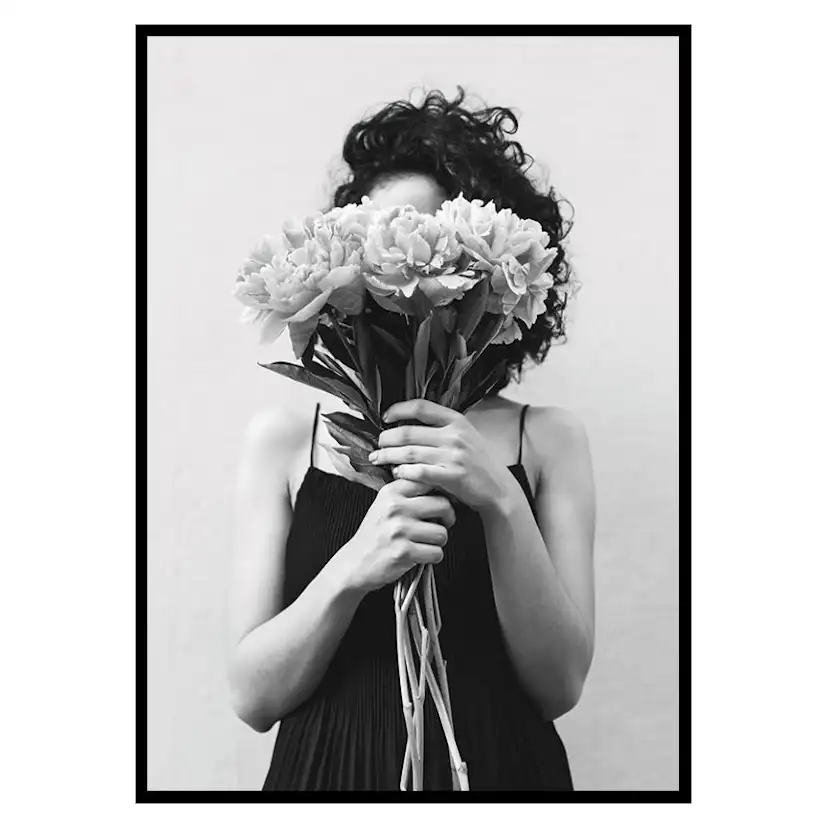 Poster Gallerix Bouquet BW