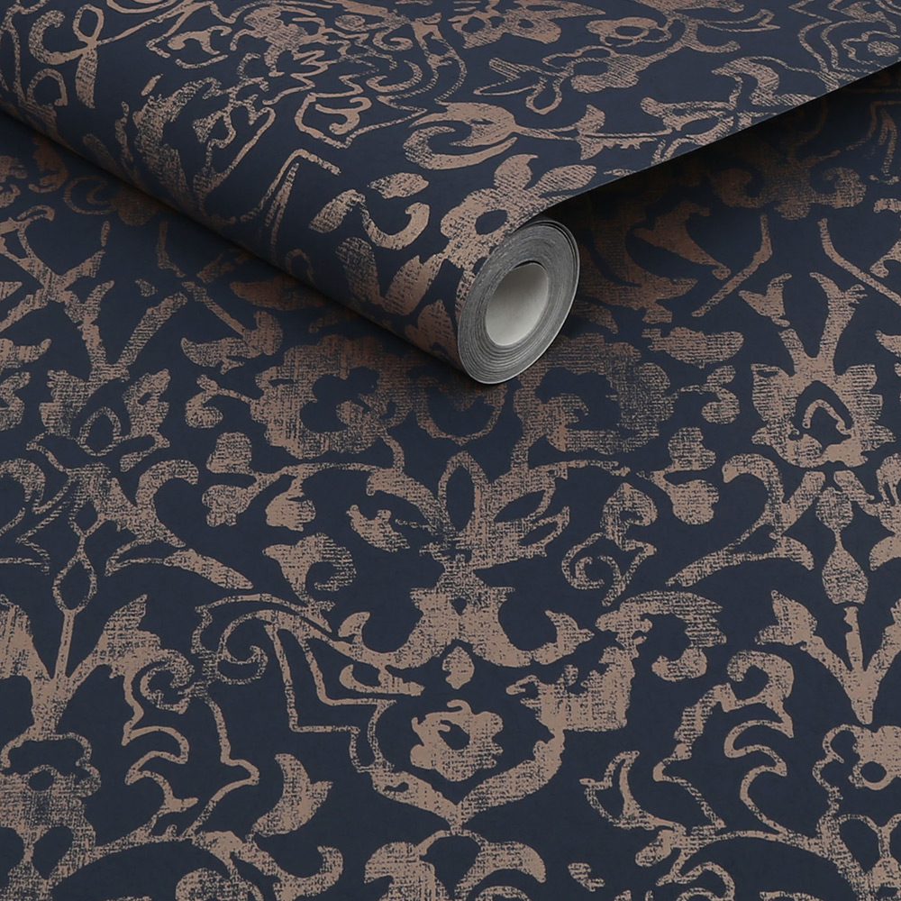 Tapet NEXT Majestic Damask Navy