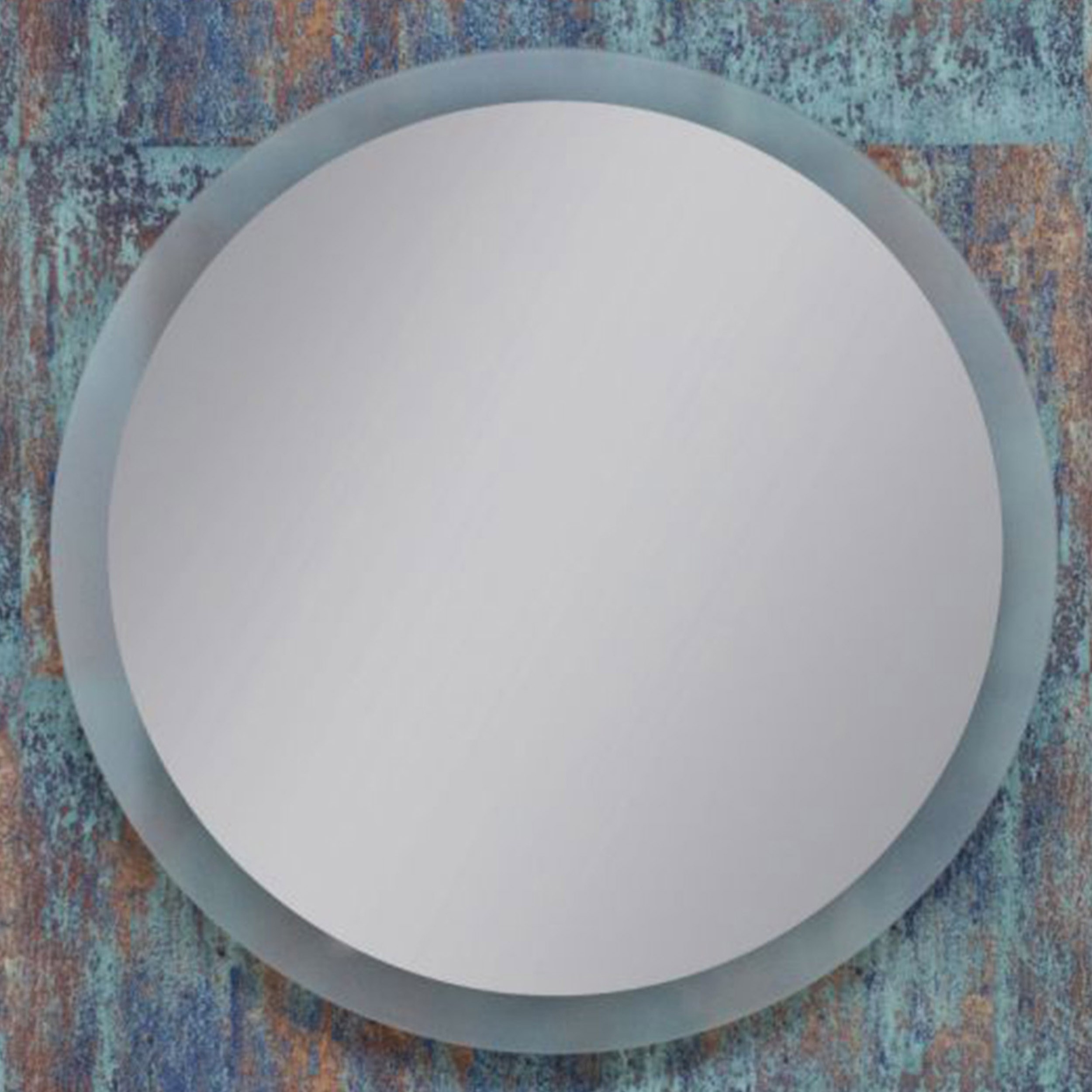Spegel Vidi Atum Rund med LED-belysning