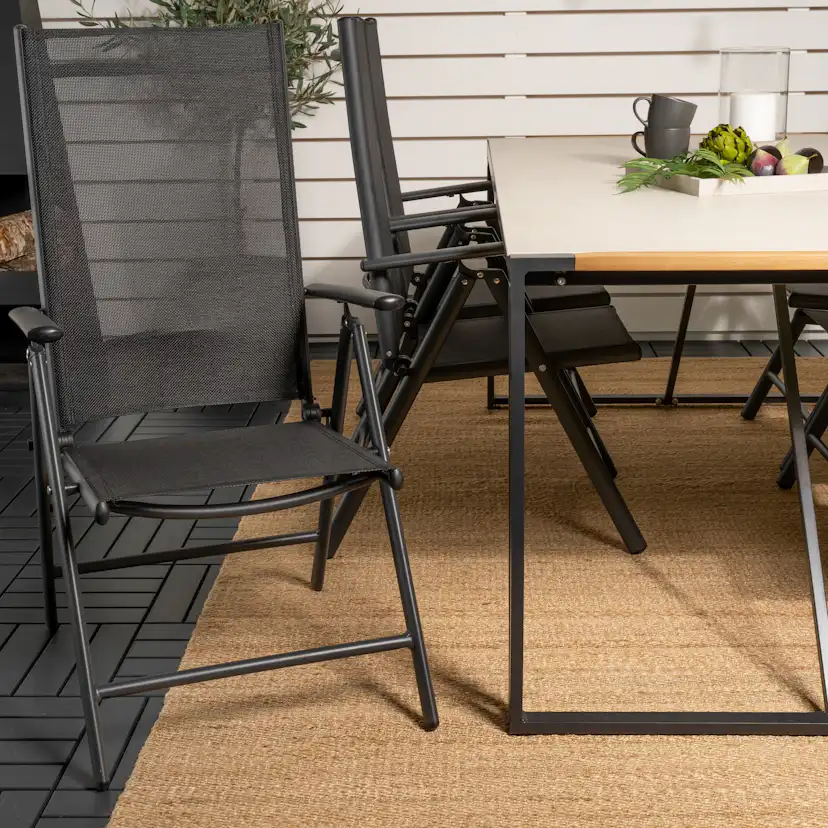 Matgrupp Venture Home Texas Matgrupp Utomhus 200cm med 6 Break Positionsstolar
