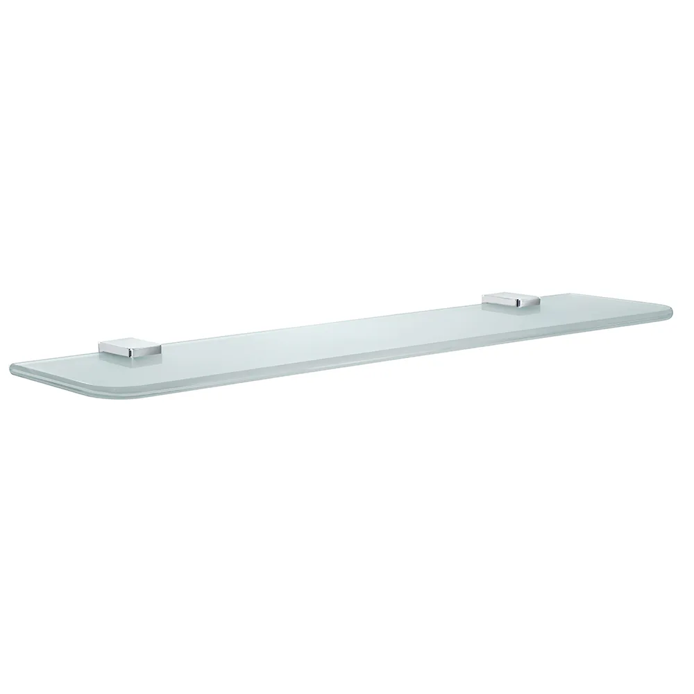 Badrumshylla Smedbo Ice OK347 Krom/Frostat Glas