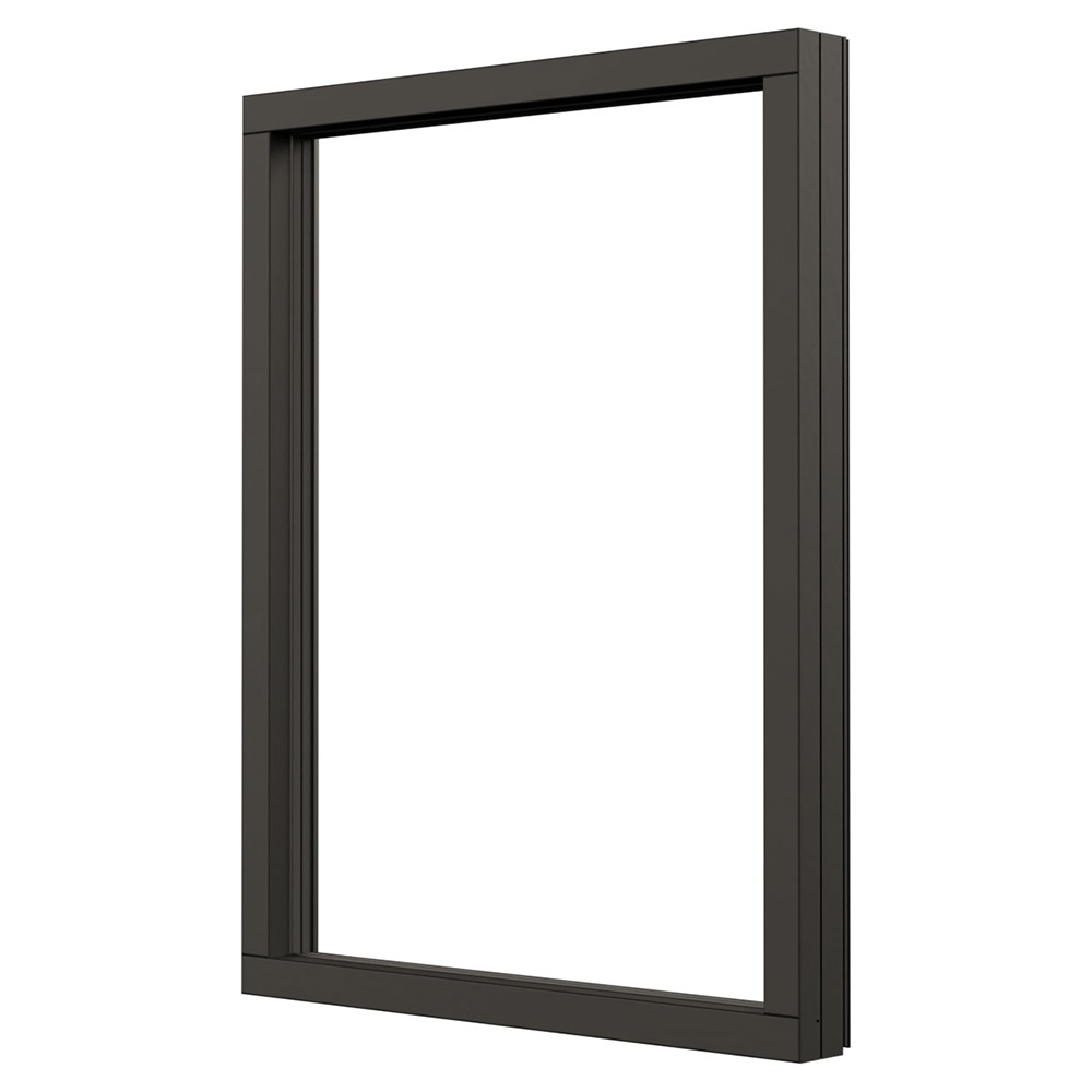 Fast Fönster NorDan NTech Aluminium BlackLine Svart