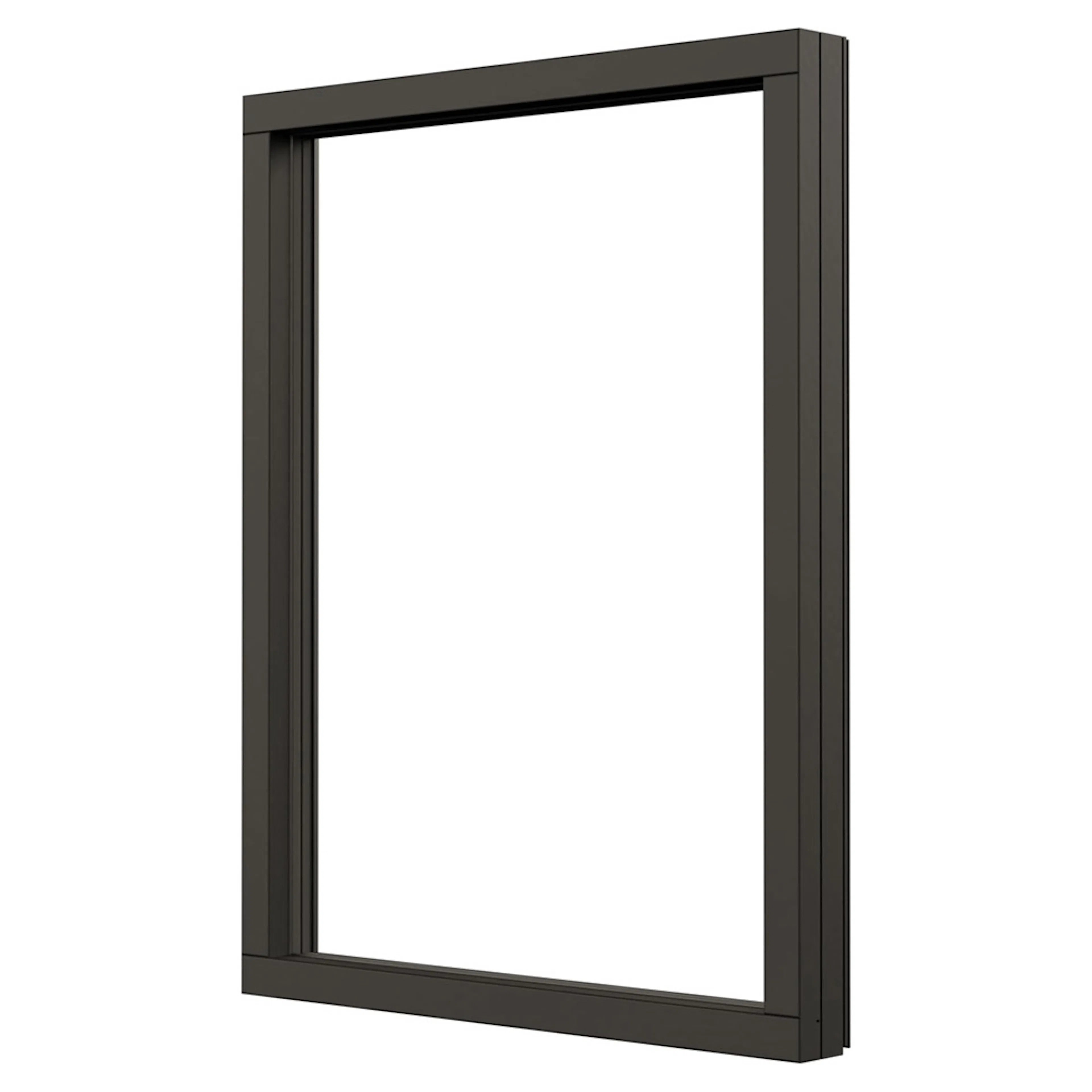 Fast Fönster NorDan NTech Aluminium BlackLine Svart