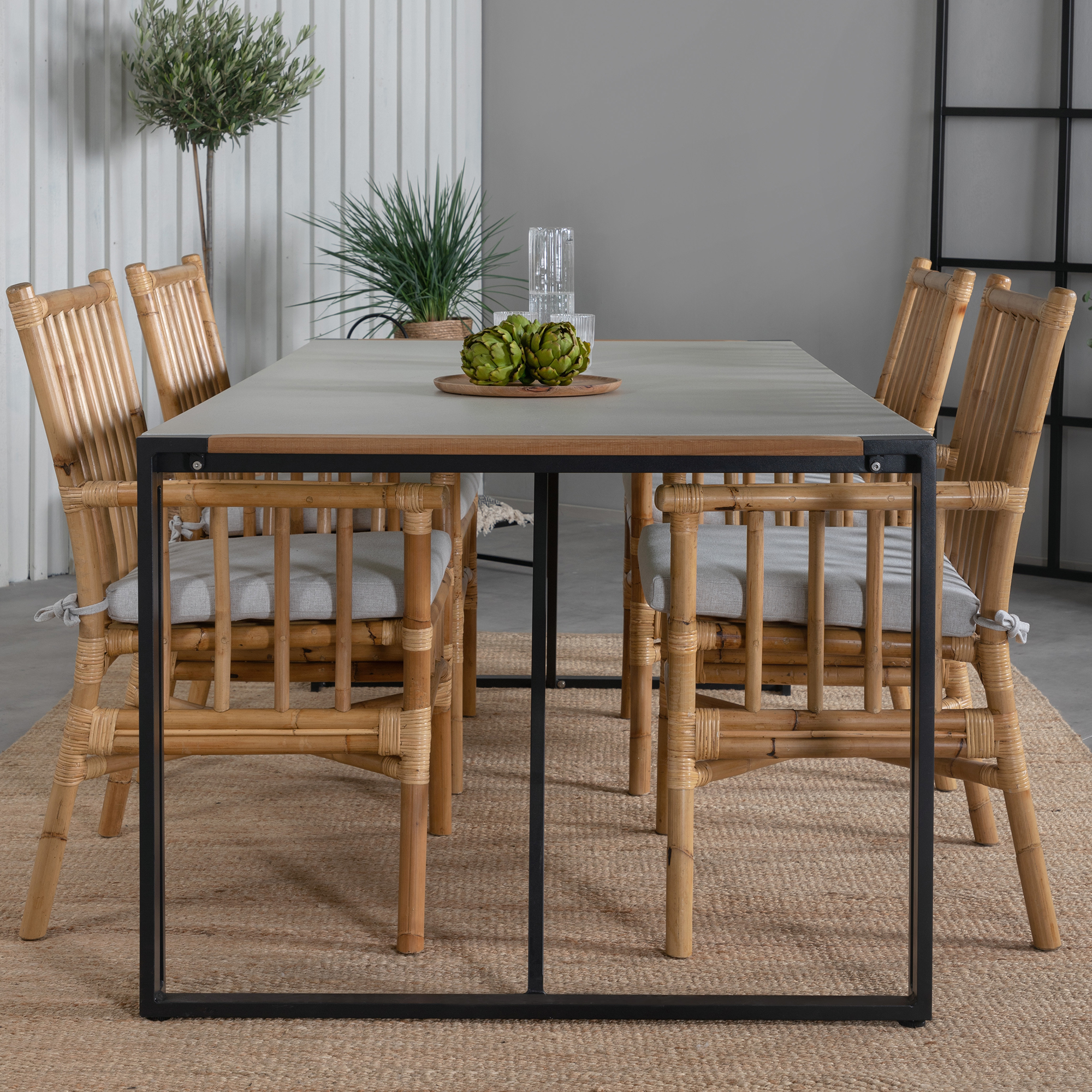 Matgrupp Venture Home Thea med 4 Cane Stolar