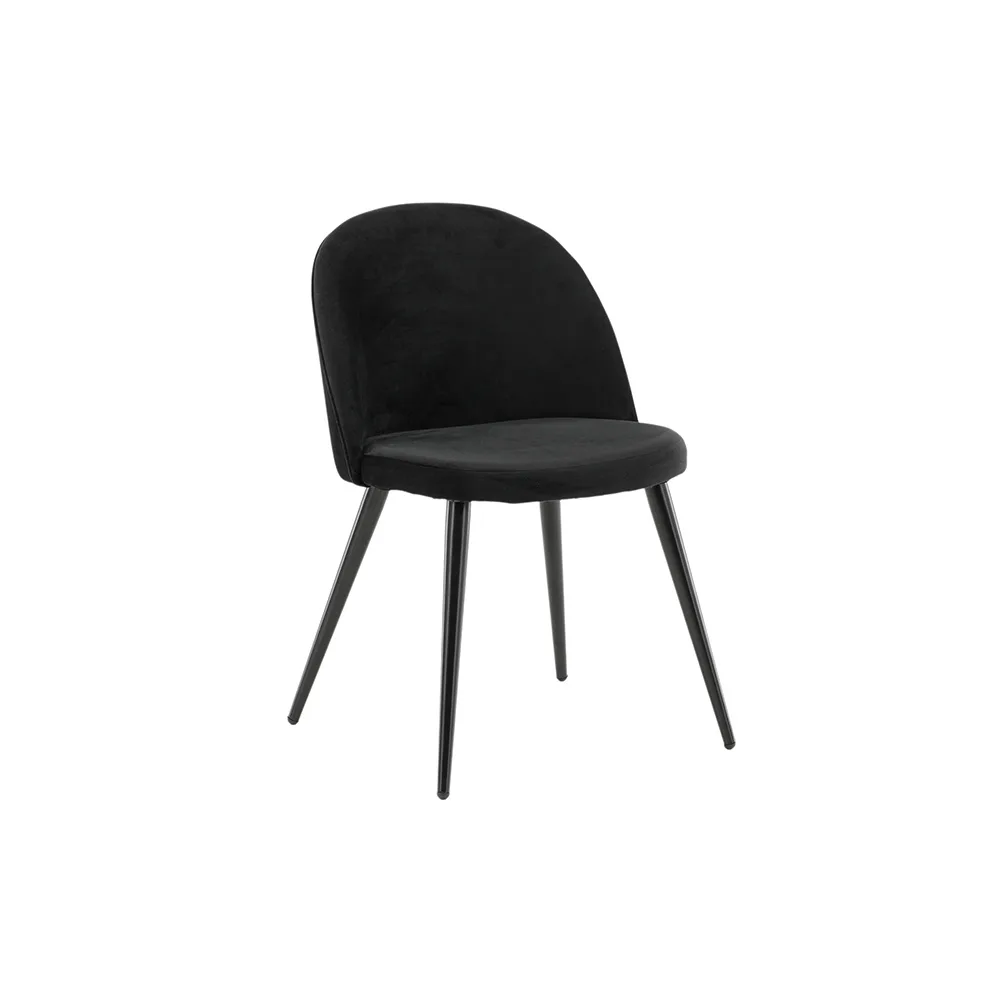 Matstol Venture Home Velvet Svart Ben