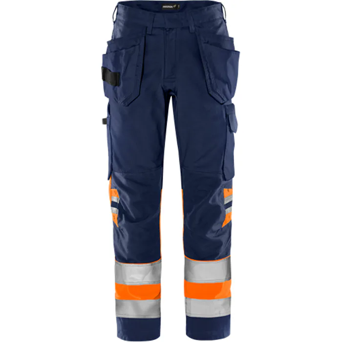 Varselorange/Marinblå