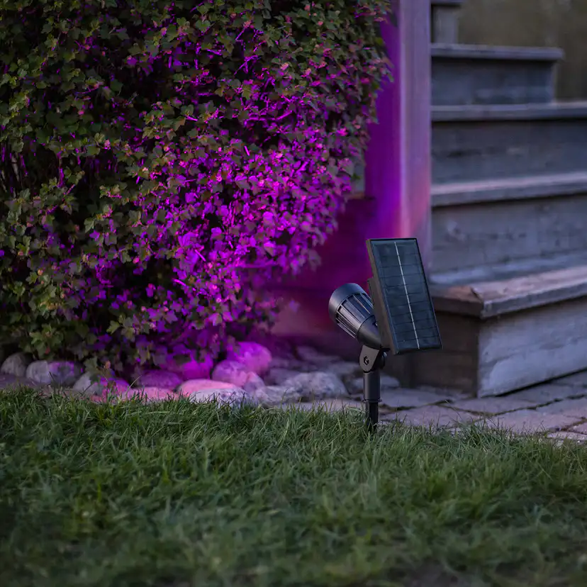 Solcell Spotlight Star Trading Powerspot LED