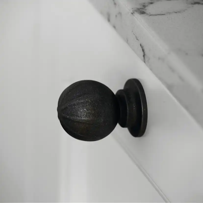 Knopp Banister-33 antik brun Antik Brun 43 mm