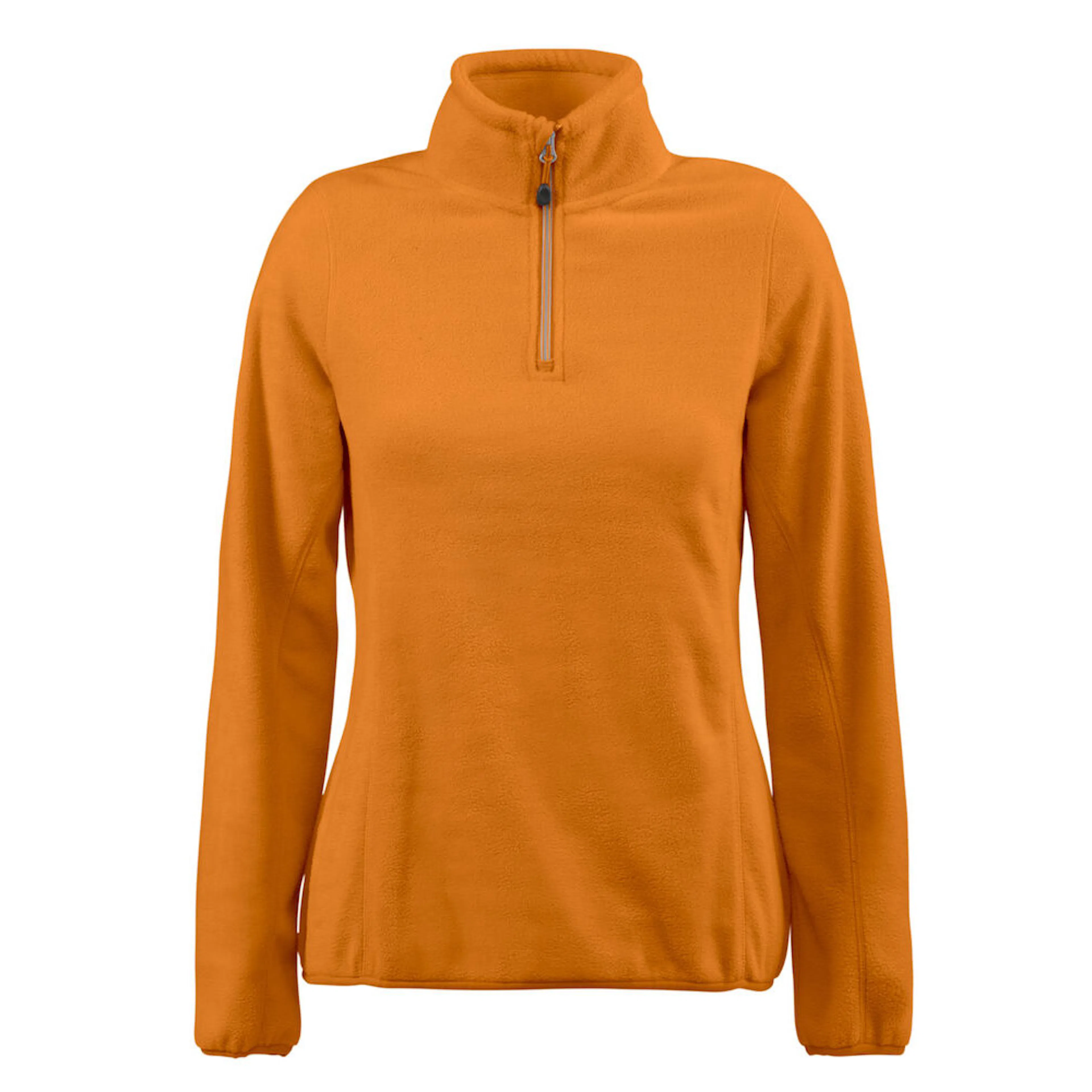 Printer Frontflip lady fleece ½ zip Bright Orang S Storlek: S, Färg: Orange