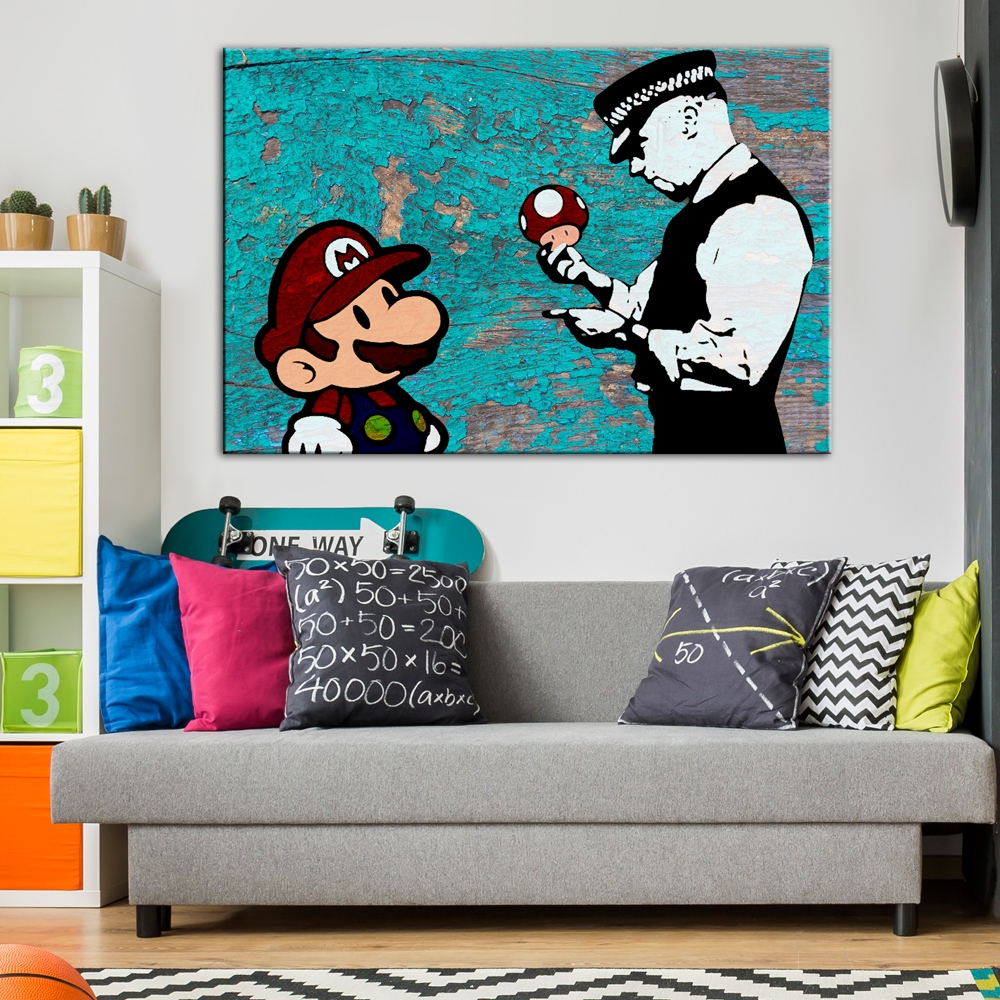 Tavla Arkiio Banksy On Wood