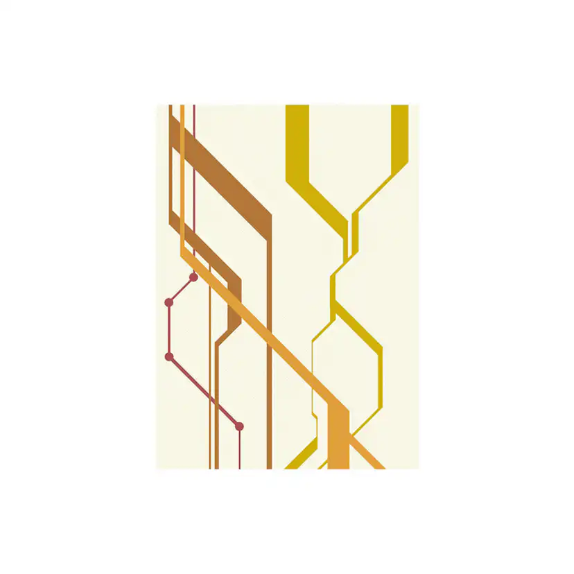 Fototapet Arkiio Metro lines 50x1000 cm