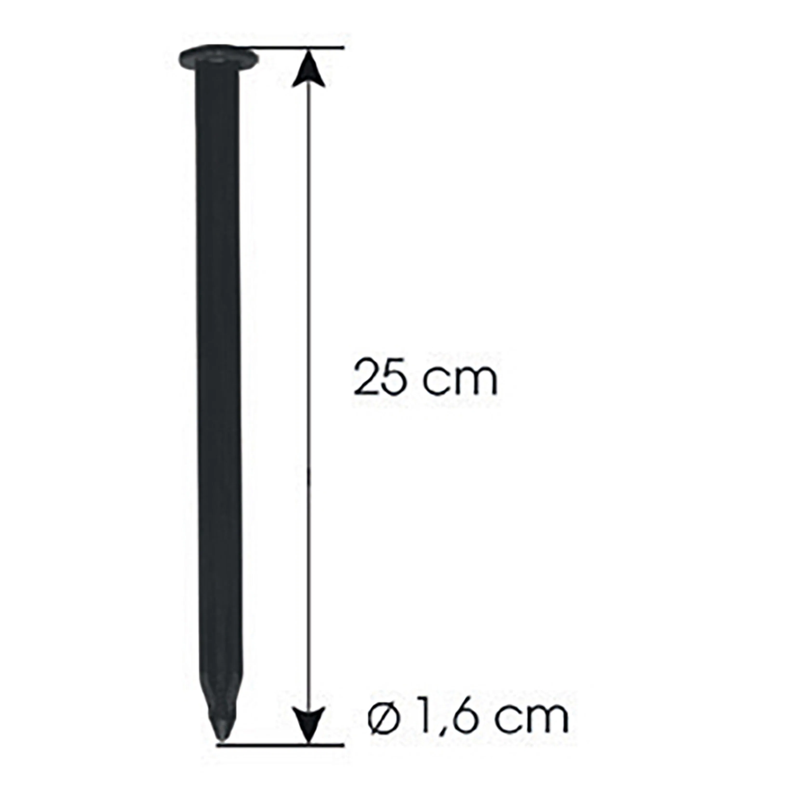 Ankarspik Jabo GardenEdge Plast 1,6x25 cm