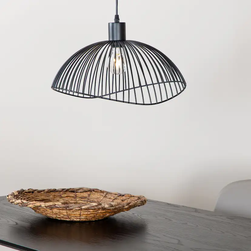 Elsa Pendant Lamp L400*W340*H220 Black BxDxH: 400x340x220 mm