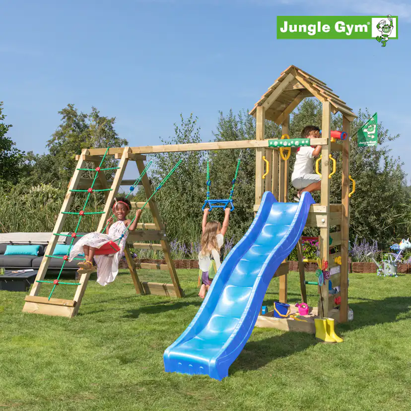 Klätterställning Jungle Gym Cocoon 2 Gungor Rutschkana