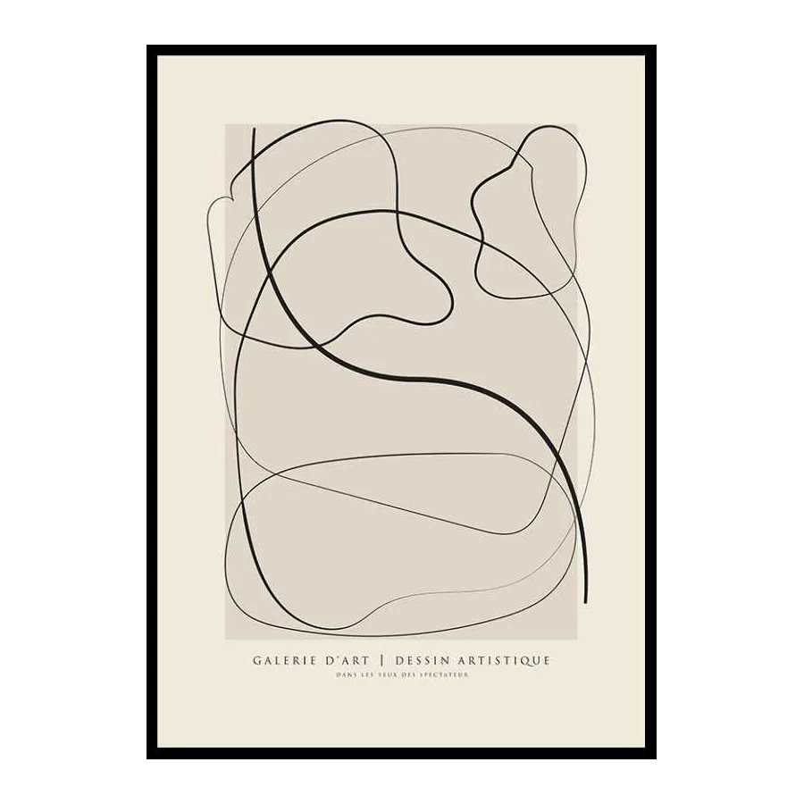 Poster Gallerix Dessin Artistique No1