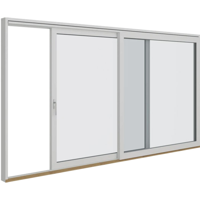 Skjutpartier Elitfönster Aluminium 2-delad