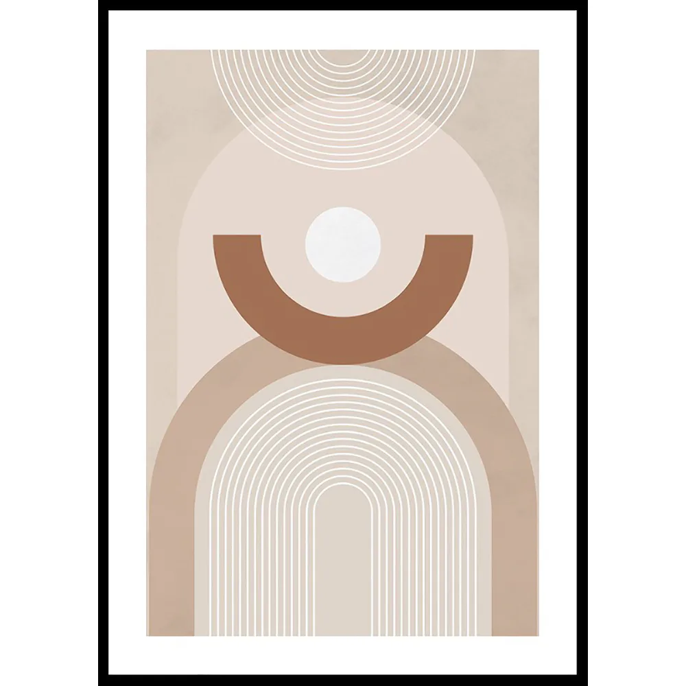 Poster Gallerix Geometric Shapes No3