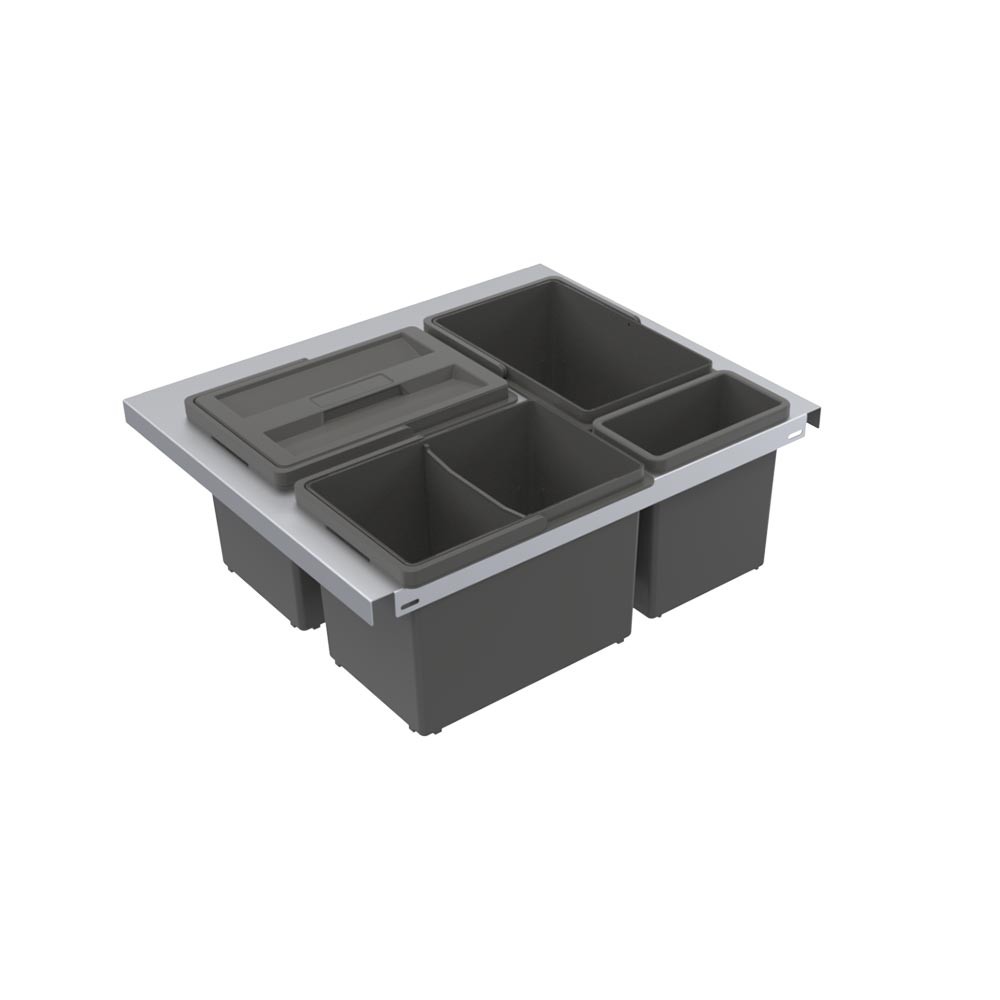 Källsorteringskärhållare Beslag Design Cube Smart 600