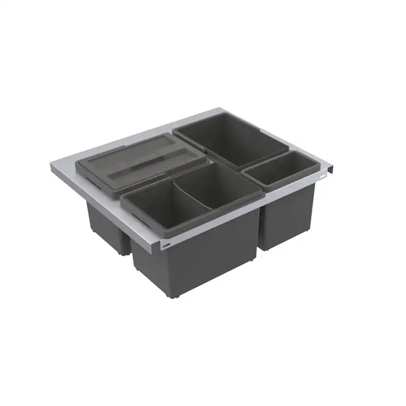 Källsorteringskärhållare Beslag Design Cube Smart 600