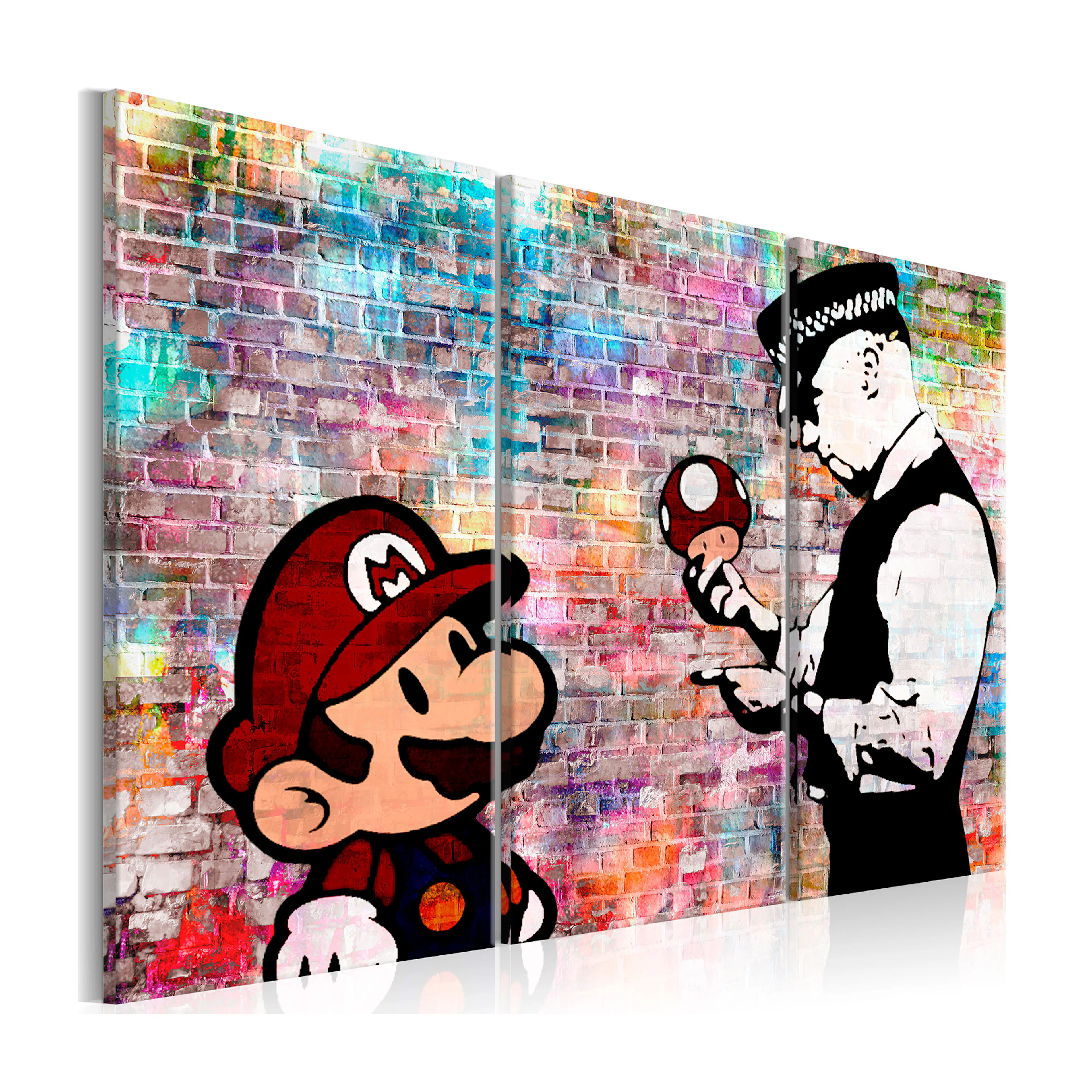 Tavla Arkiio Rainbow Brick Banksy