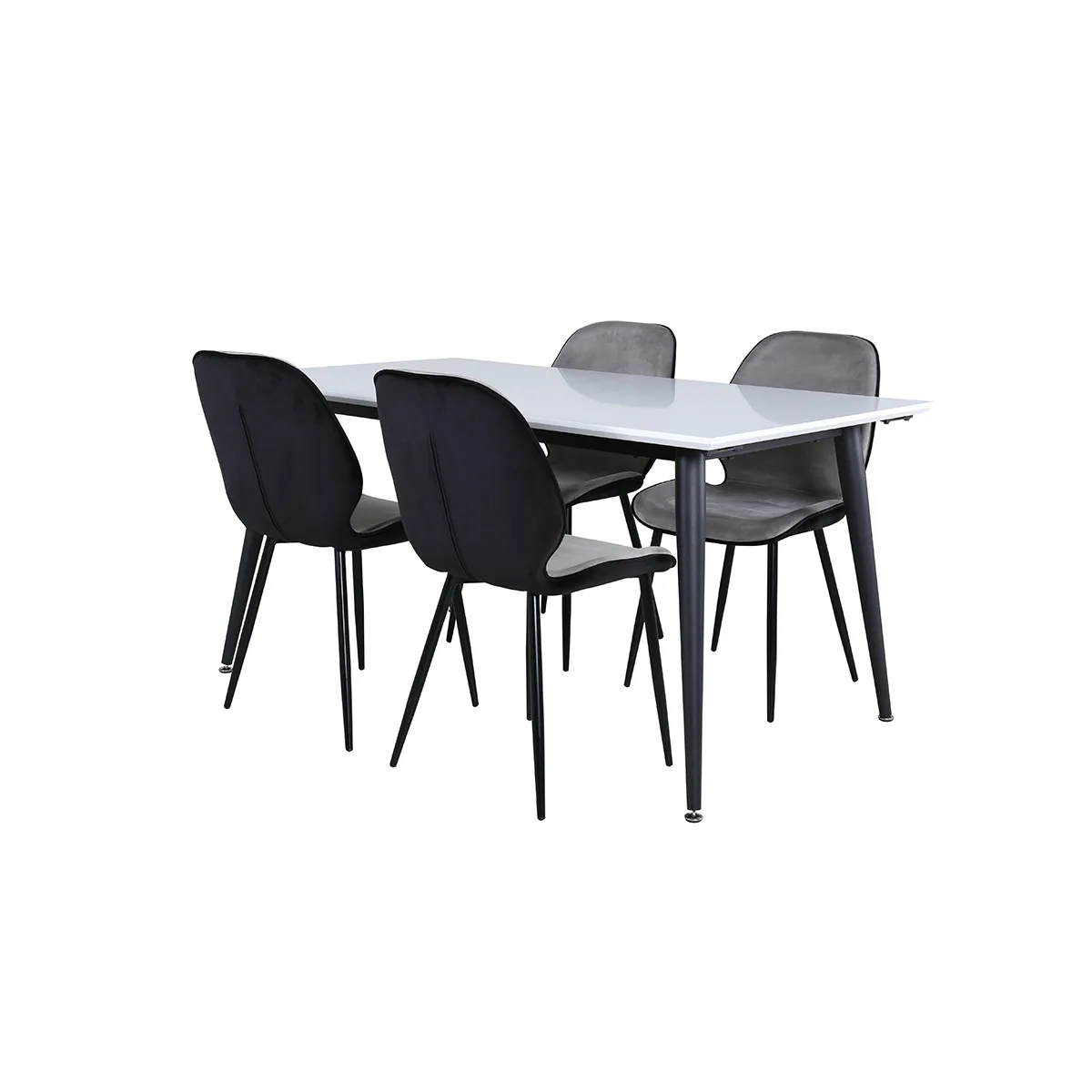 Matgrupp Venture Home Jolie med 4 Elisa Stolar